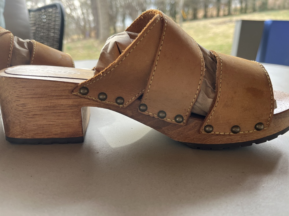 Vintage Candie's Leather Studded Sandals